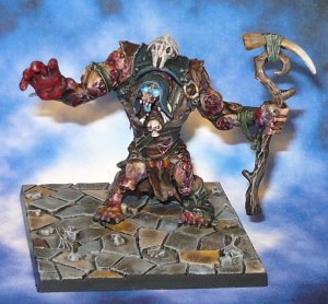 160508 Mantic Dungeon Saga Zombie Troll Shaman Hoggarth