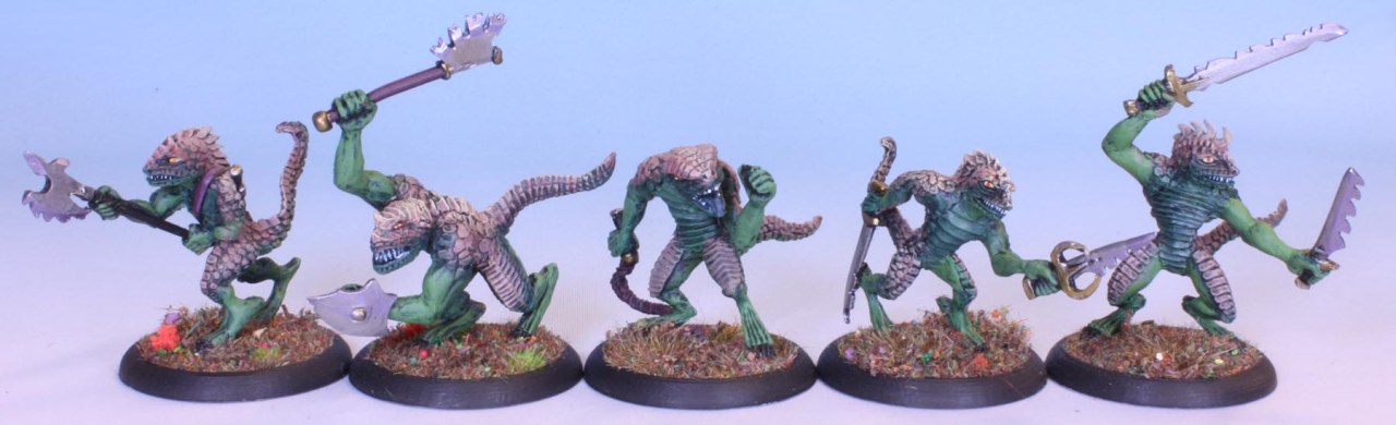 Climbing Lead Mountain: Greater Lizardmen